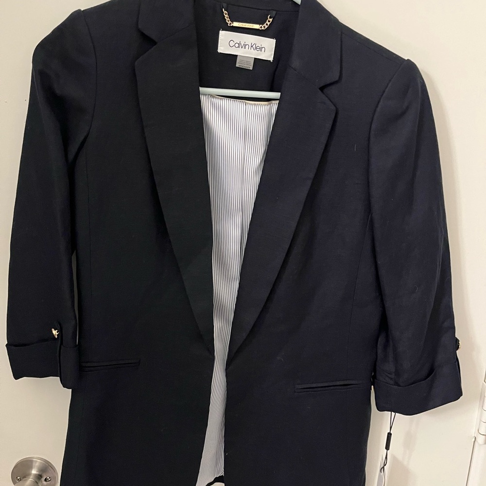 Calvin Klein navy blazer
